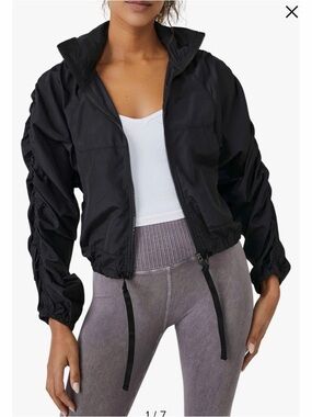 Ruched Out Packable free people Jacket